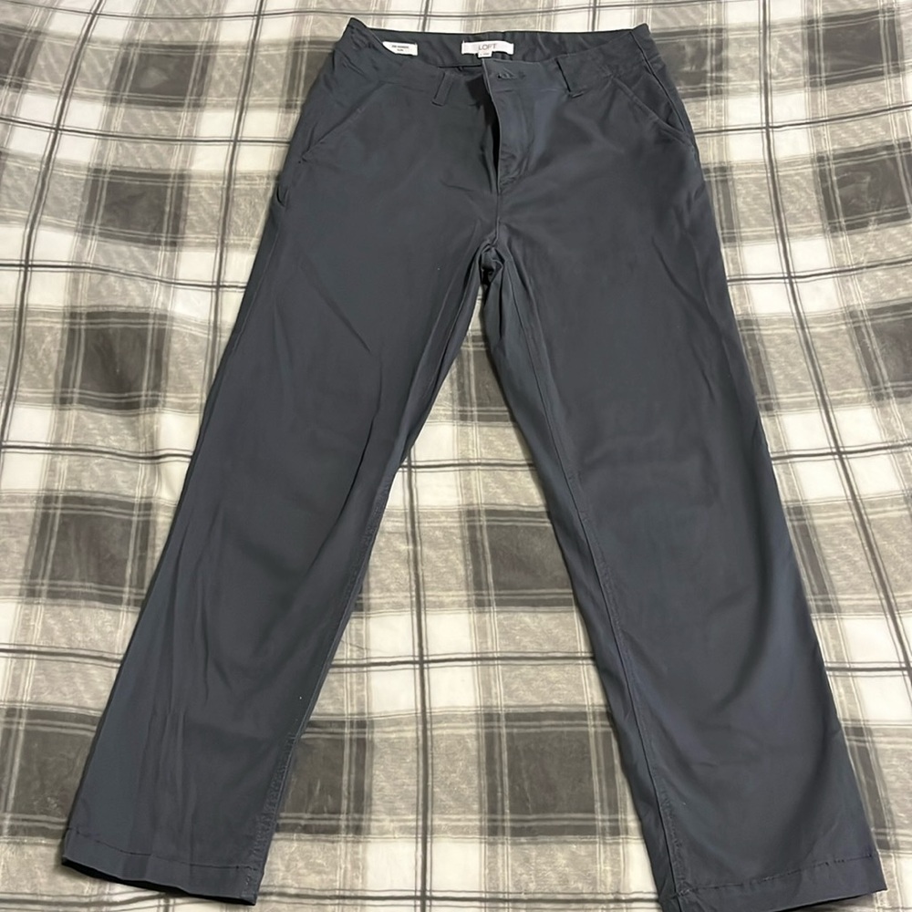Womens Loft size 2 Monroe slim chino pant